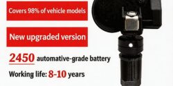 TPMS Sensor,Tire Pressure Monitoring Sensor Universal Programmable 2-in-1 Dual-band 315-433MHz  (4pcs)